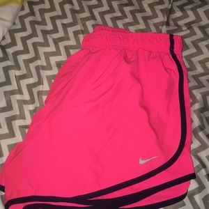 nike pink shorts